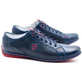 Joker Mænds sko 295J Navy Blue blå 2