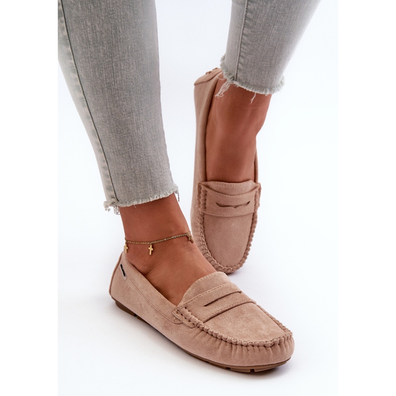 Dame Eco Ruskind Moccasins Beige Rerteria 1