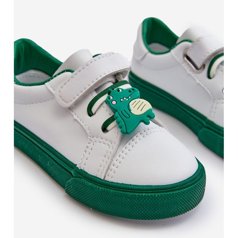 Sneakers til børn Sneakers med nål, hvid og grøn Pennyn 2