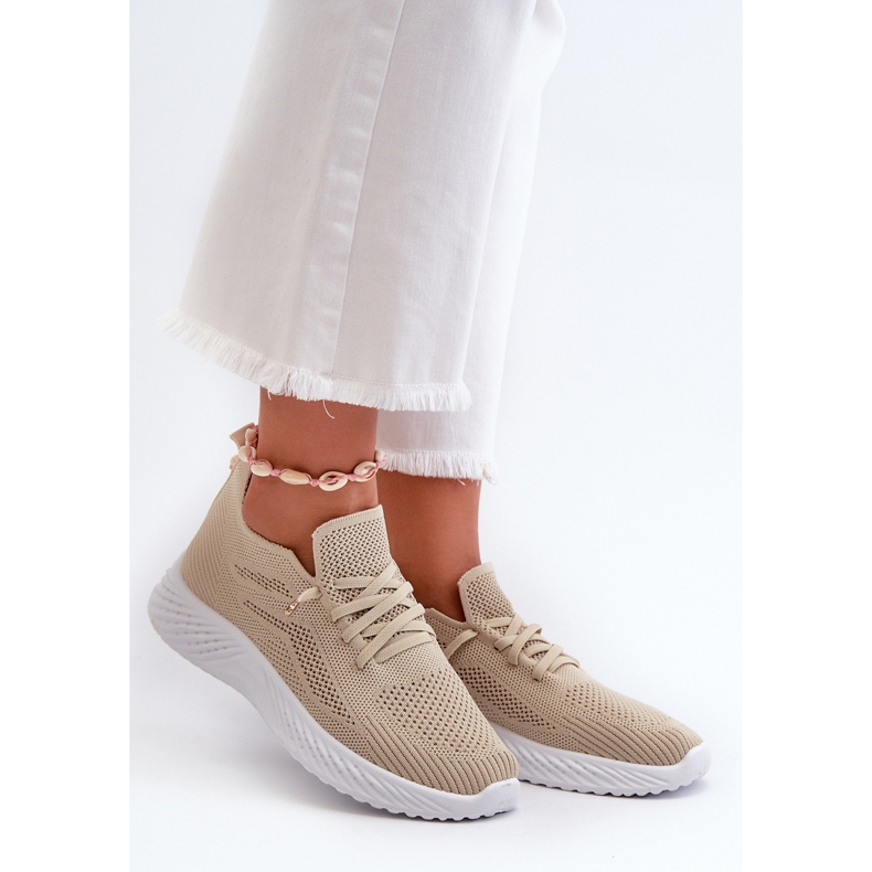 Beige Jagelia Slip-On Sportssko til kvinder 1