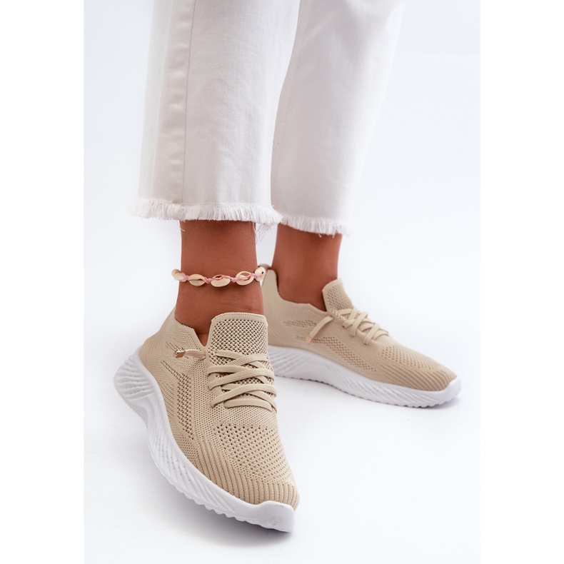 Beige Jagelia Slip-On Sportssko til kvinder 2