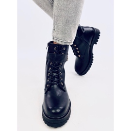 Militærstøvler Vicky Black sort 1