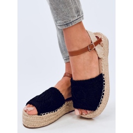 Boho Ingram Sorte espadrillesandaler 2