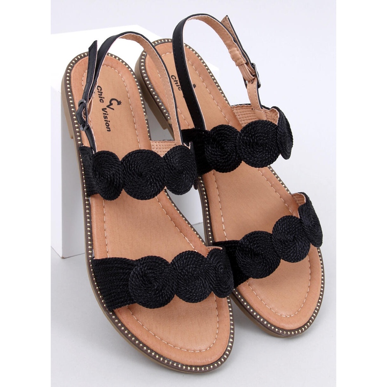 Raulet Sorte damesandaler 1