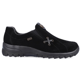 Lædersko, slip-on sorte Rieker L7171-00 2