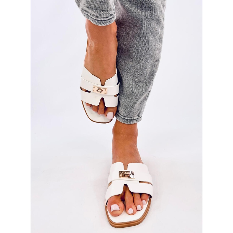 Daudi White flip-flops til kvinder hvid 1