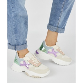 Seastar Flerfarvede sneakers til kvinder beige 2