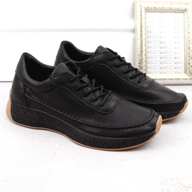 Sergio Leone SP013 SK432C sportssko sort 2
