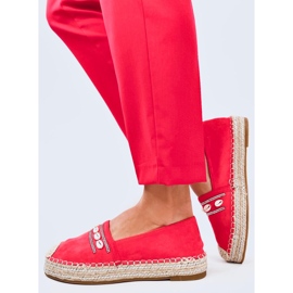 Ocean Orange shell espadriller 2
