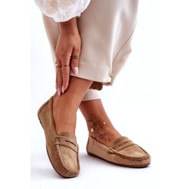 Dame ruskind Loafers Brun Lenvie 4