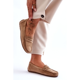 Dame ruskind Loafers Brun Lenvie 2