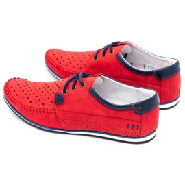 KOMODO Mænds sko loafers 875 år rød 1