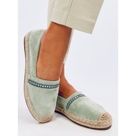 Etance Grønne espadriller til kvinder 2