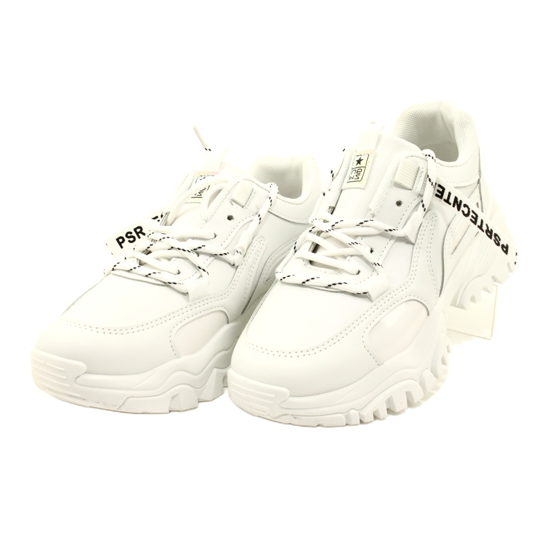 Evento Sportssneakers til kvinder Nyheder 21SP26-3925 hvid 4