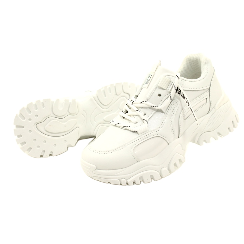 Evento Sportssneakers til kvinder Nyheder 21SP26-3925 hvid 6