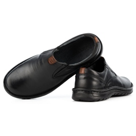 Kampol Herre slip-on sko 12KAM sort 4