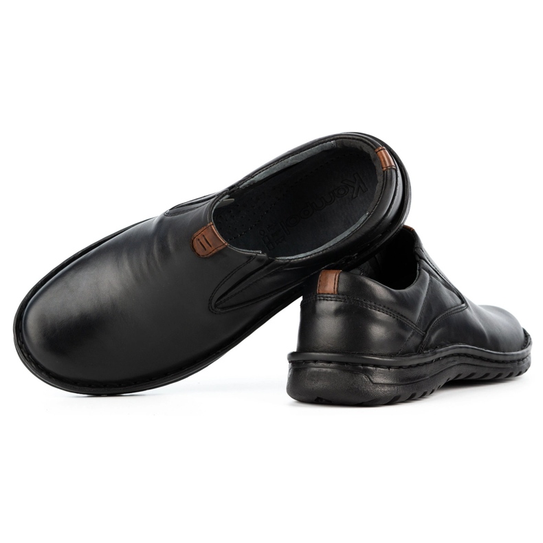 Kampol Herre slip-on sko 12KAM sort 4