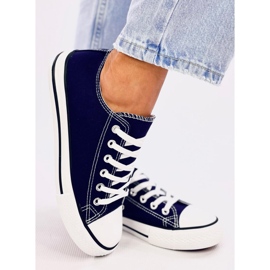 Klassiske damesneakers Basic D.BLÅ/Navy 1