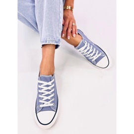 Klassiske damesneakers Basic Jeans blå 2