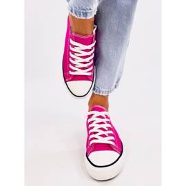 Klassiske damesneakers Basic Fuchsia lyserød 1
