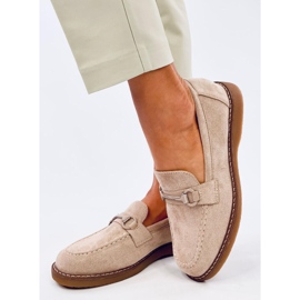 Vaux Khaki mokkasiner til kvinder beige 2