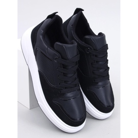 Restante Black højsålede sneakers sort 2
