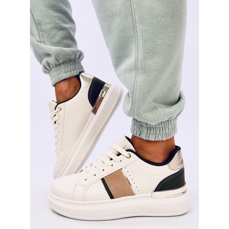 Holms platform sneakers beige 1
