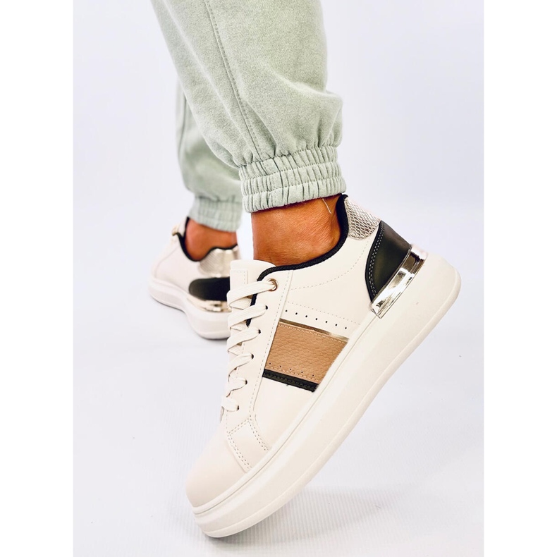 Holms platform sneakers beige 2