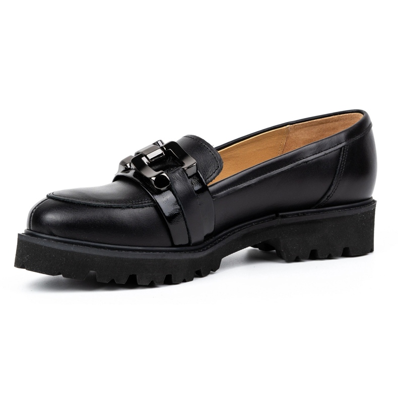 Olivier Dame læder pumps 122EX, sort 1