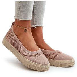 News Slip-on platform sneakers til kvinder, pink lyserød 4