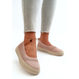 News Slip-on platform sneakers til kvinder, pink lyserød 1