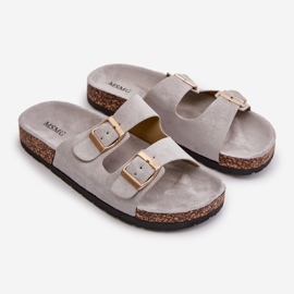 Cortina grå slip-on sandaler til kvinder 1