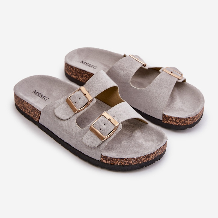 Cortina grå slip-on sandaler til kvinder 1