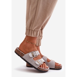 Cortina grå slip-on sandaler til kvinder 2