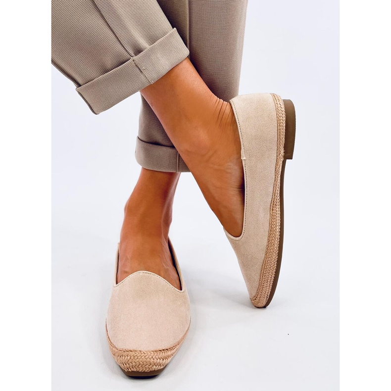 Stemmeseddel Beige espadriller til kvinder 1