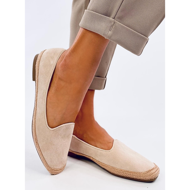 Stemmeseddel Beige espadriller til kvinder 2