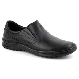 Olivier Herre slip-on sko 759MP, sort 2