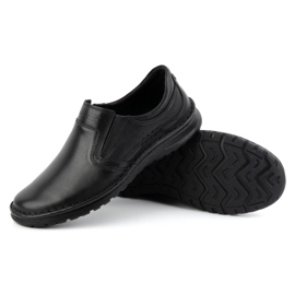 Olivier Herre slip-on sko 759MP, sort 4