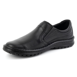 Olivier Herre slip-on sko 759MP, sort 1
