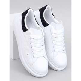 Berdine Whiteblack platform sneakers hvid 1