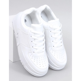 Clemons Allwhite damesneakers hvid 1