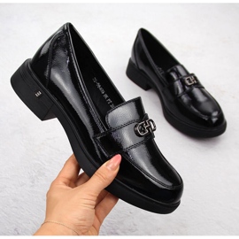 Damelak-moccasiner, sorte, Vinceza 58409 1
