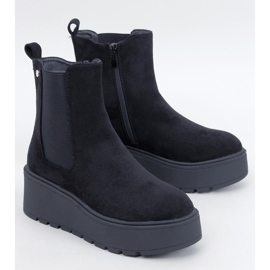 Ronda Black platform Chelsea støvler sort 1