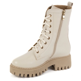Olivier Dame læderstøvler, isolerede, 401BB, ærtebeige 1