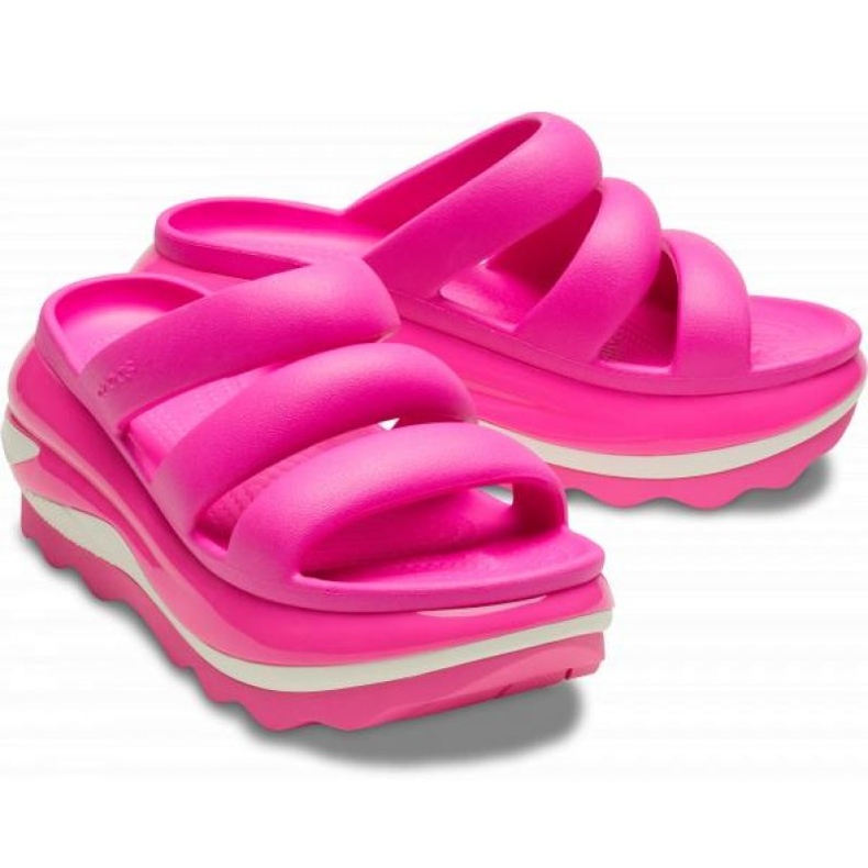Crocs Mega Crush Triple Strap 209842-6TW flip-flops lyserød 1