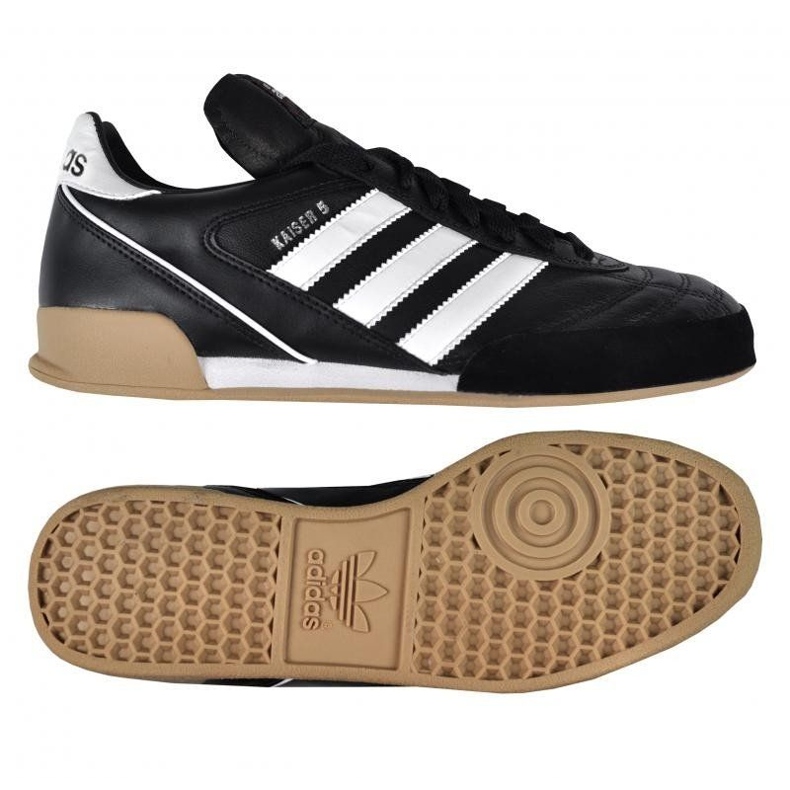 Indendørssko adidas Kaiser 5 Goal Læder I 677358 sort 1