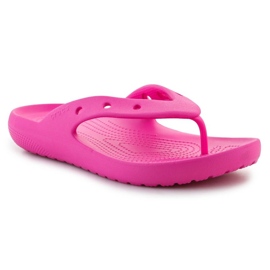Crocs Classic Flip V2 flip-flops 209402-6UB lyserød 1
