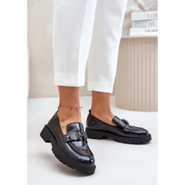 Dame-patentmokkasiner Vinceza 62187 Sort 2