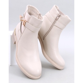 Gavins Beige Pu Chelsea støvler 1