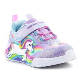 Skechers S-Lights Pige Unicorn Chaser sko 302298N-LVMT lilla 1